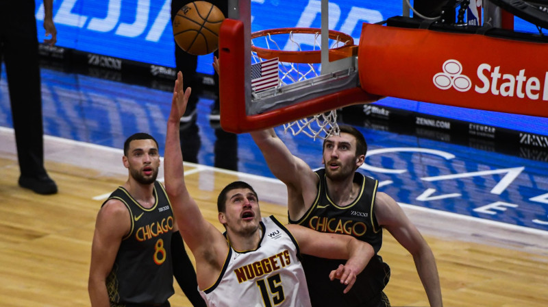 Nikola Jokičs. Foto: AP/Scanpix