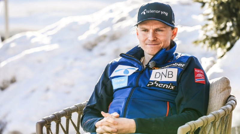 Henriks Kristofersens pasaules čempionāta laikā Kortīnā d"Ampeco. Foto: Torstein Bøe, NTB