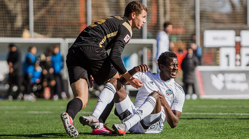 Ivans Želizko un Sedinā Keitā. Foto: FK Liepāja