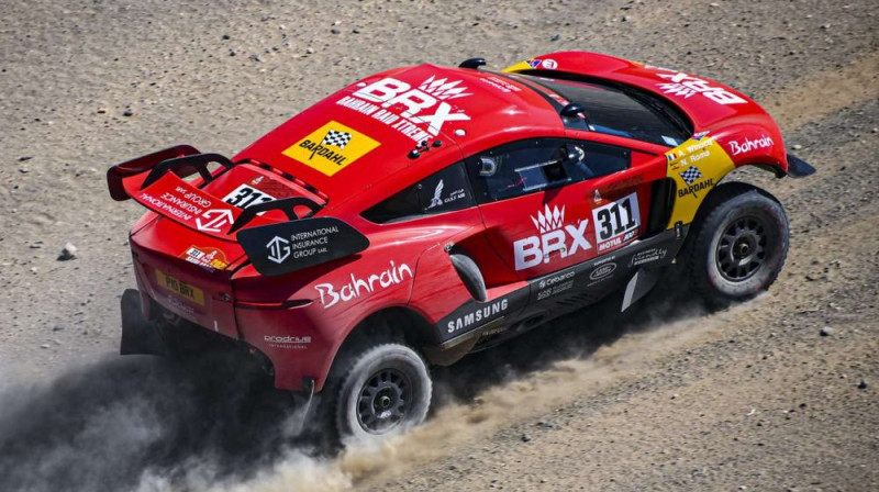 Sebastjēns Lēbs šogad Dakaras rallijā. Foto: Bahrain Raid Xtreme