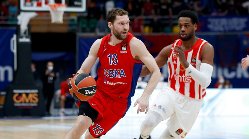 Jānis Strēlnieks: pirmais Eirolīgas "Final Four". Foto: cskabasket.com