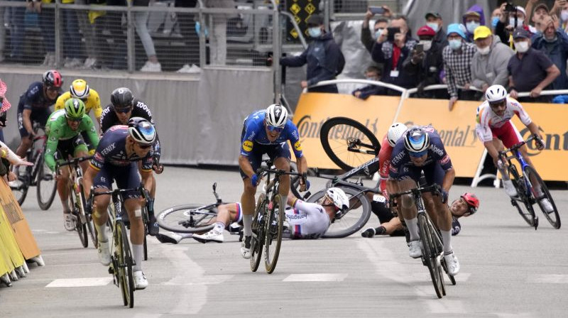 Kritiens finiša sprintā. Foto: Reuters/Scanpix