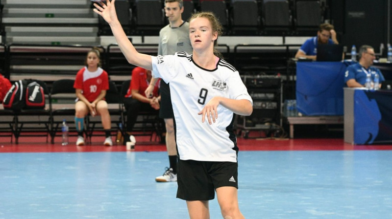 Sandra Brikmane. Foto: handball.lv