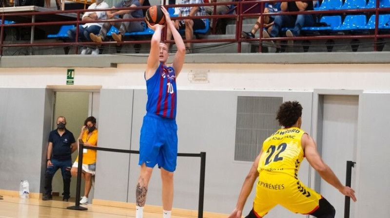 Rolands Šmits. Foto: FC Barcelona Basquet