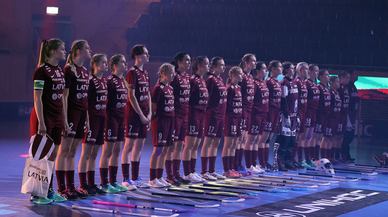 Latvijas izlase
Foto: IFF Floorball