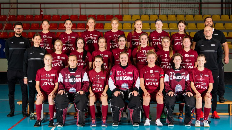 Latvijas sieviešu izlase
Foto: Floorball.lv