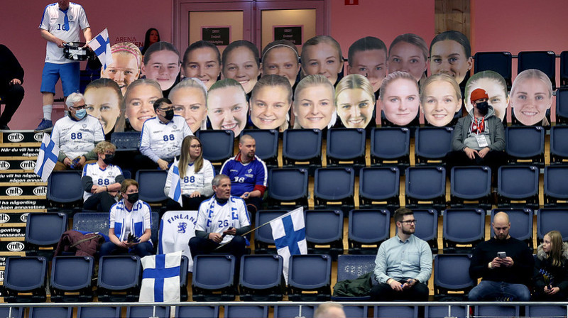 Somijas izlases līdzjutēji
Foto: IFF Floorball