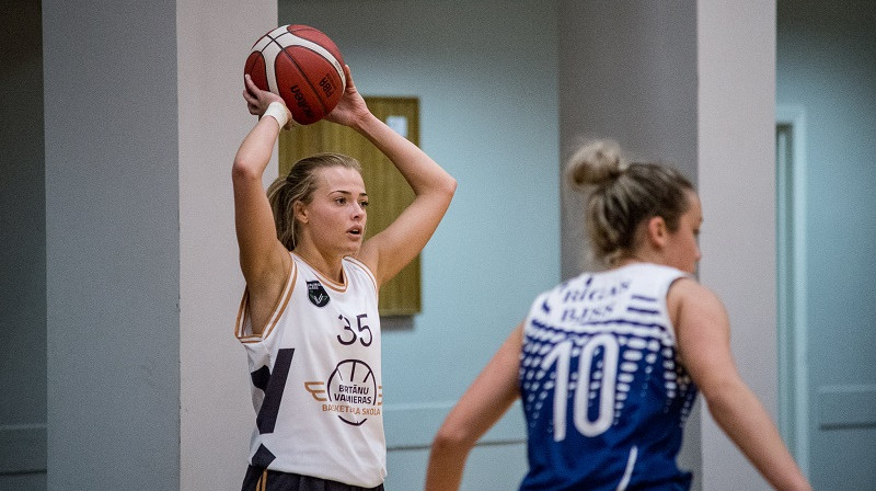 Klinta Dambrāne. Foto: Bertānu Valmieras basketbola skola