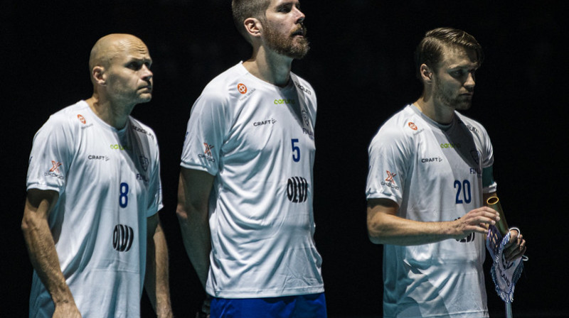 Veterāns Juha Kivilehto (#8) joprojām ir rezultatīvs
Foto: IFF Floorball