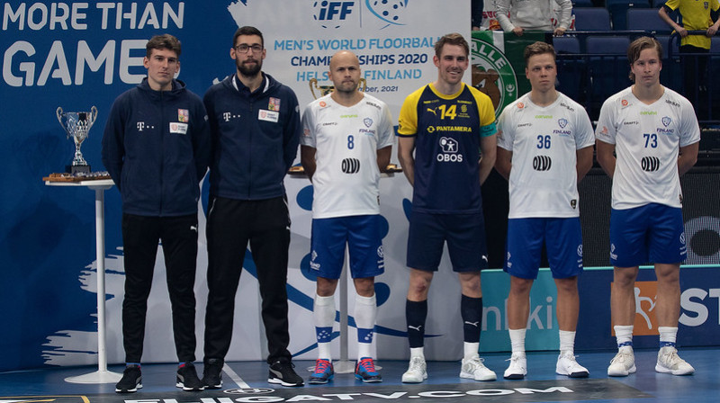 Pasaules čempionāta labākie spēlētāji
Foto: IFF Floorball