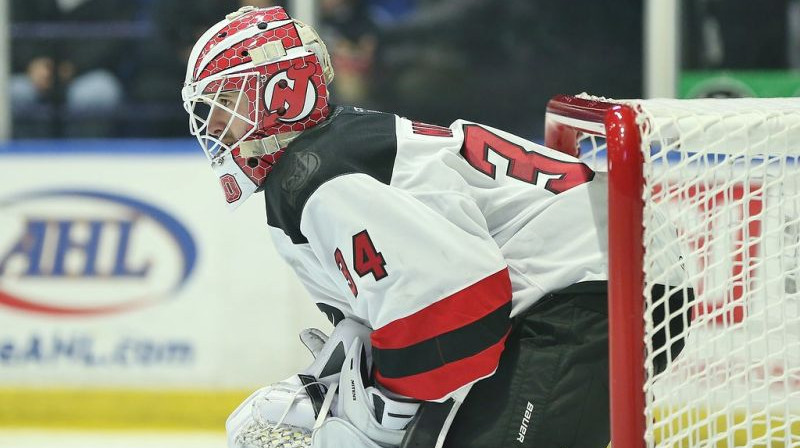 Mareks Mitens. Foto: Utica Comets