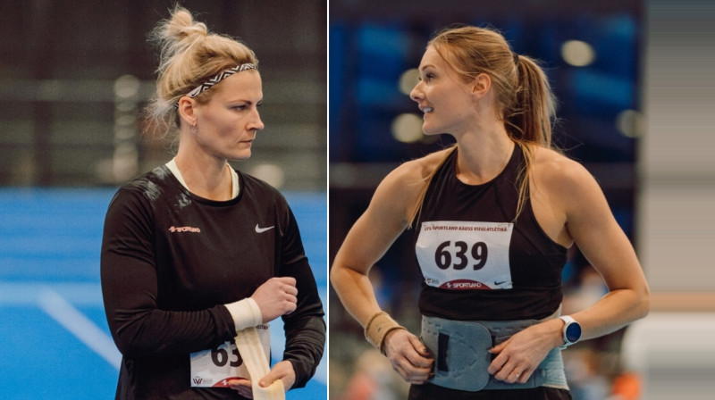 Madara Palameika un Laura Ikauniece. Foto: Guntis Bērziņš, athletics.lv