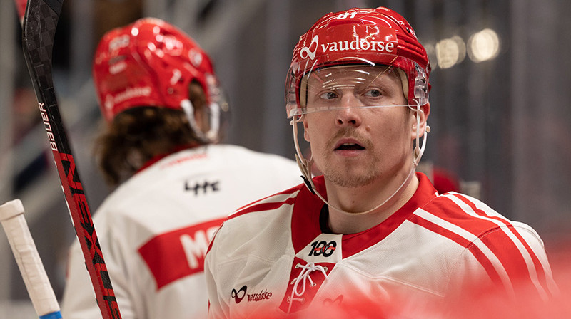 Ronals Ķēniņš. Foto: Lausanne Hockey Club