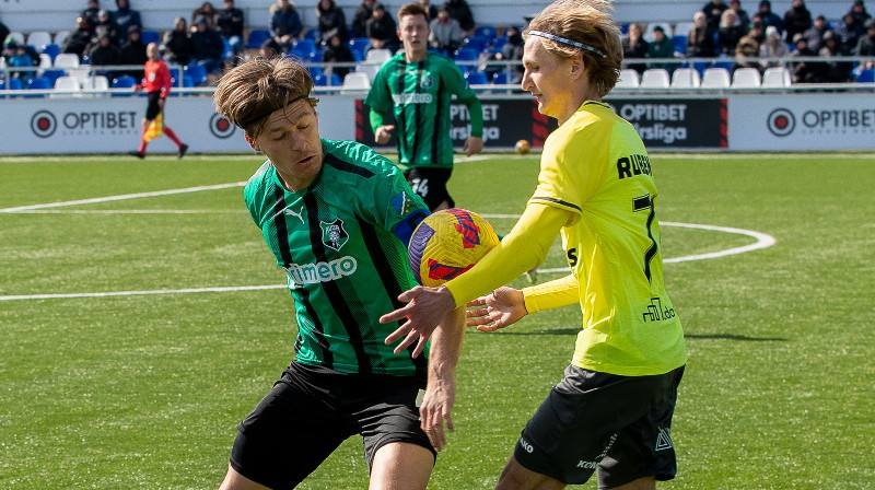 Marko Stolniks cīņā pret Oskaru Rubeni. Foto: Kristians Putniņš