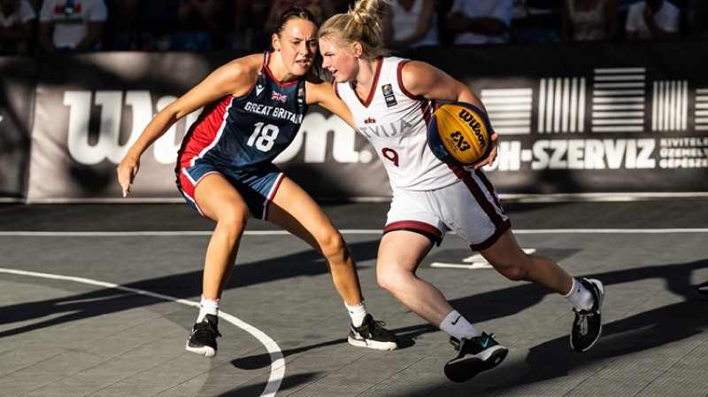 Paula Pētersone. Foto: FIBA