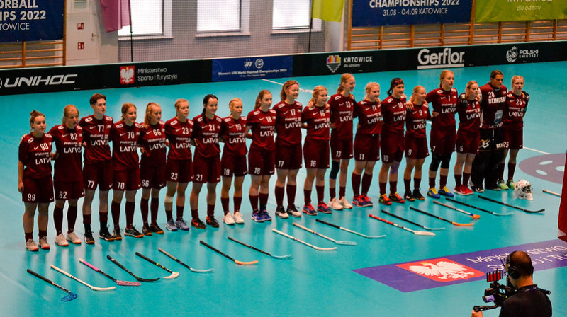 Latvijas U-19 izlase
Foto: IFF Floorball