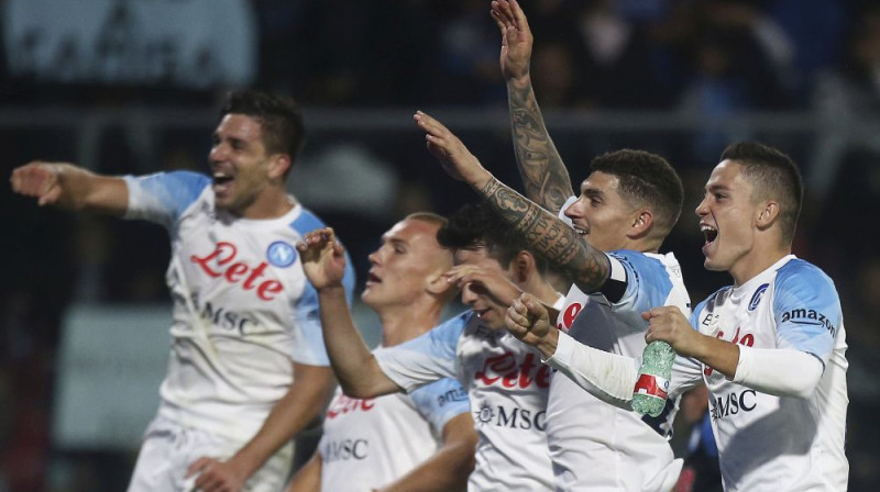 ''Napoli'' futbolisti. Foto: AP/Scanpix