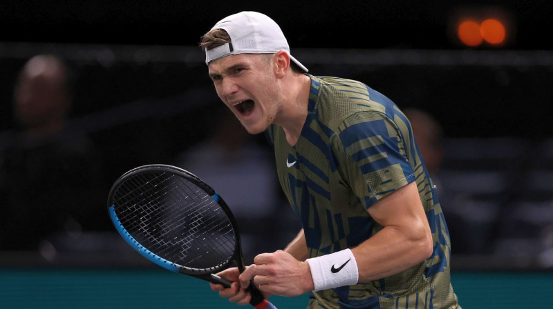 Lielbritānijas tenisists Džeks Dreipers. Foto: Rolex Paris Masters