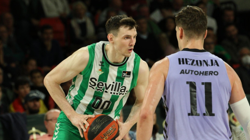 Rodions Kurucs. Foto: Real Betis Baloncesto