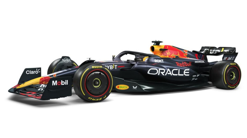 "Red Bull" mašīnas krāsojums gaidāmajai F1 sezonai. Foto: Red Bull Racing