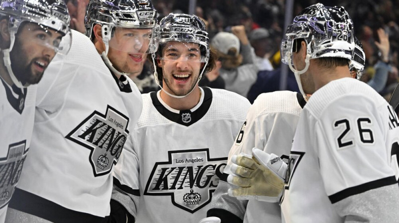 Losandželosas "Kings" hokejisti. Foto: USA Today Sports/Scanpix