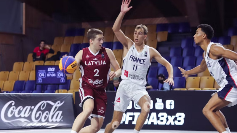 Mārcis Osis. Foto: nationsleague.fiba3x3.com