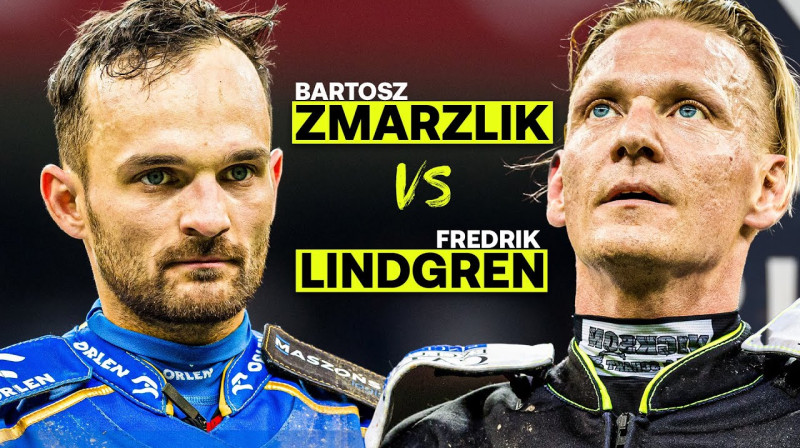 Bartošs Zmarzliks ceturto vai Fredriks Lindgrens pirmo reizi kļūs par pasaules čempionu spīdvejā.