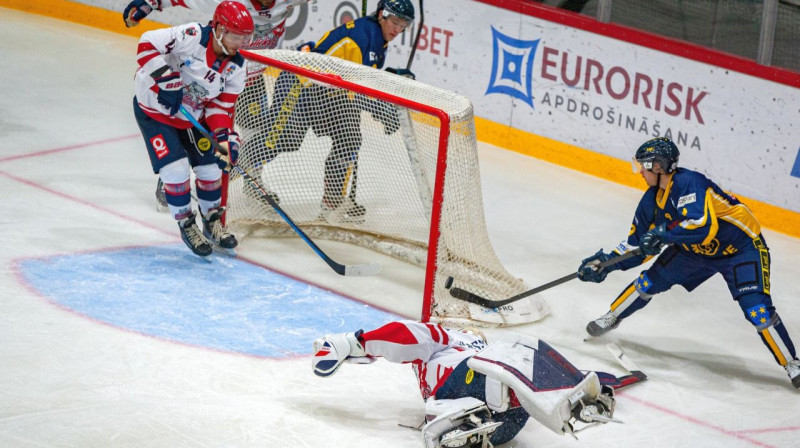 Mirklis no "Celje" un Ljēžas "Bulldogs" spēles. Foto: HK Zemgale/LBTU