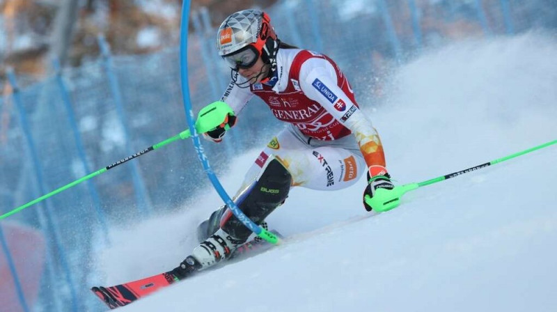 Petra Vlhova. Foto: AP Photo/Alessandro Trovati.