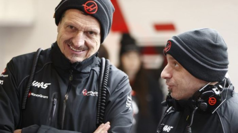 Ginters Steiners un Simone Resta. Foto: Haas F1 Team