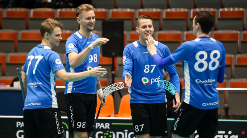 Igaunijas izlasei šodien mačā ar Islandi iespējams nodrošināt ceļazīmi uz finālturnīru, foto: IFF Floorball