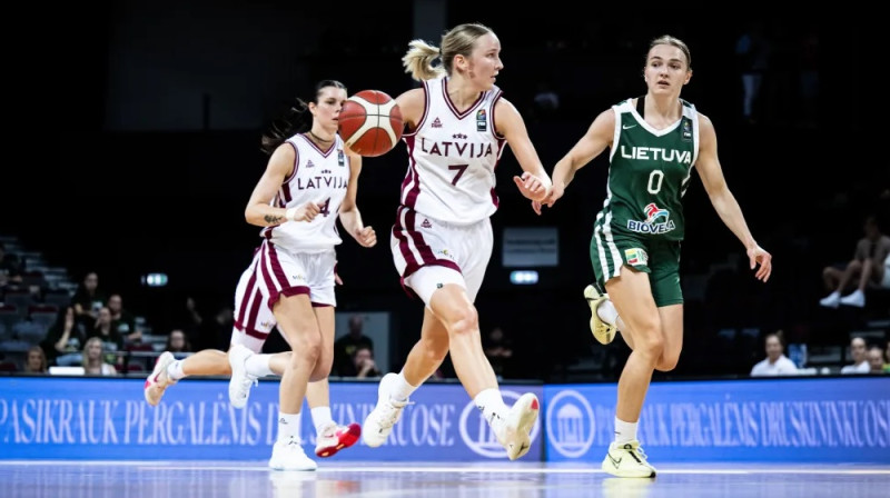 Enija Vīksne 2024. gada 6. jūlijā. Foto: FIBA