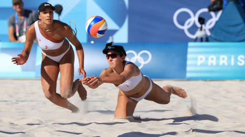 Melisa Humana-Paradesa un Brendija Vilkersone. Foto: Reutrs/Scanpix