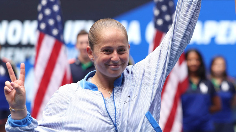 Aļona Ostapenko. Foto: Getty Images/AFP/Scanpix