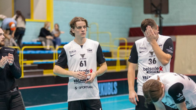 Kevins Šmits (#61), foto: Floorball.lv