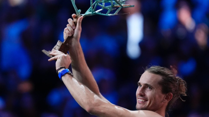 Aleksandrs Zverevs. Foto: Rolex Paris Masters