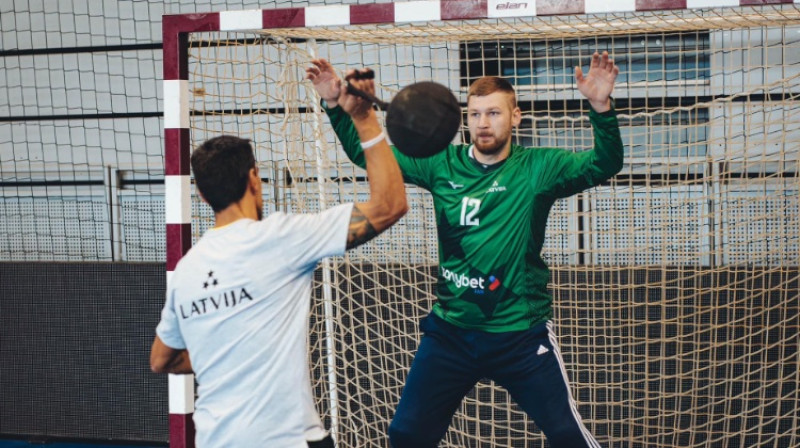 Edgars Kukša. Foto: Latvijas Handbola federācija