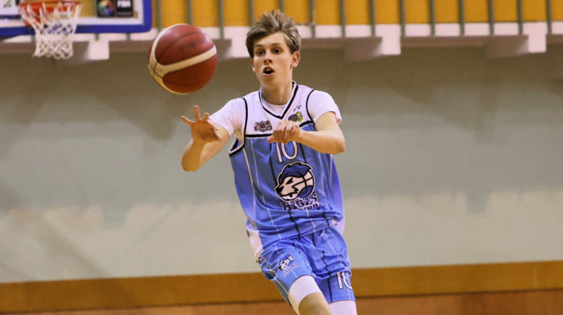 "Rīgas Juniori" basketbolists Valdis Valters. Foto: Renārs Buivids