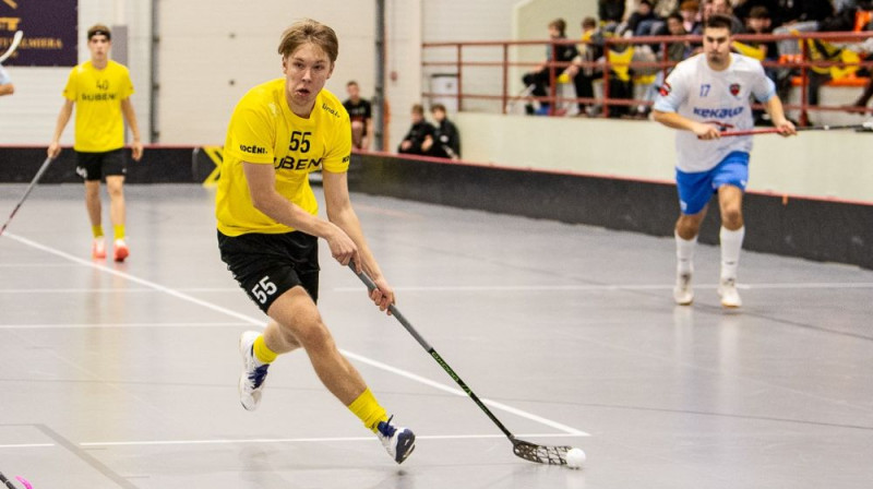 Gustavs Siliņš, foto: Floorball.lv