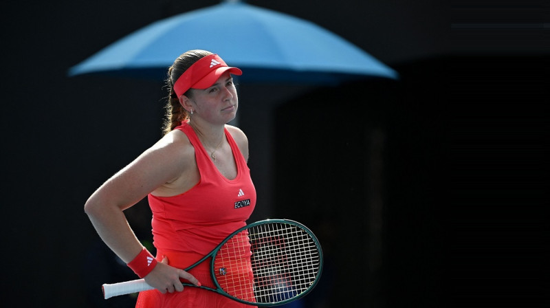 Aļona Ostapenko. Foto: AFP/Scanpix