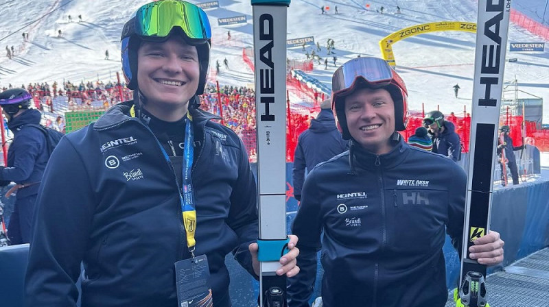 Lauris un Elvis Opmaņi. Foto no sportistu privātā arhīva.