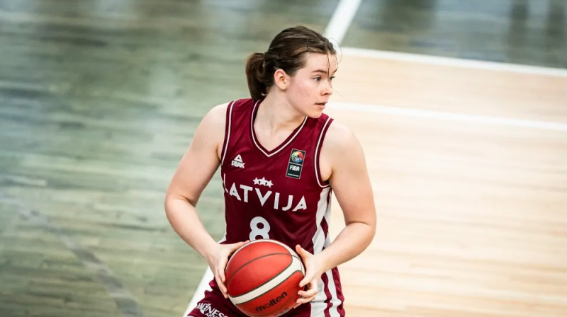 Evelīna Otto 2024. gada 4. augustā Matusiņju. Foto: FIBA