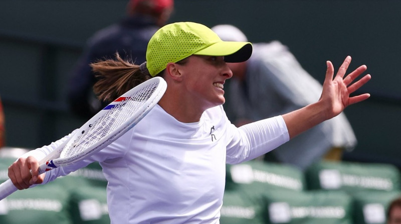 Iga Švjonteka. Foto: BNP Paribas Open