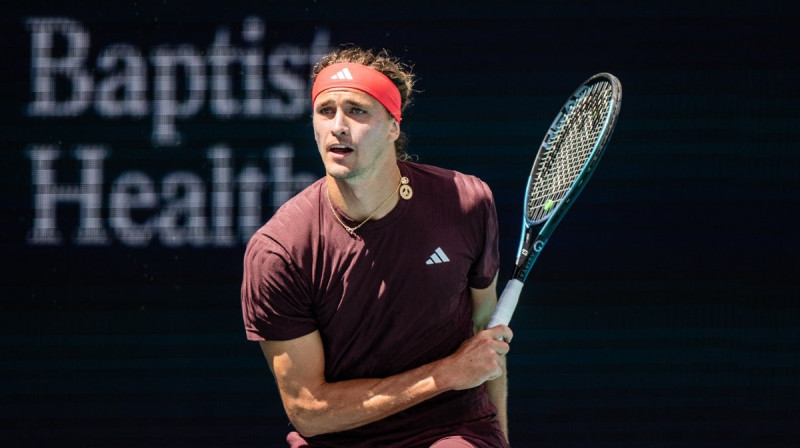 Aleksandrs Zverevs. Foto: Miami Open