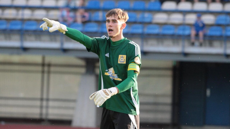 JFK "Ventspils" vārtsargs Alekss Petrovs. Foto: JFK Ventspils