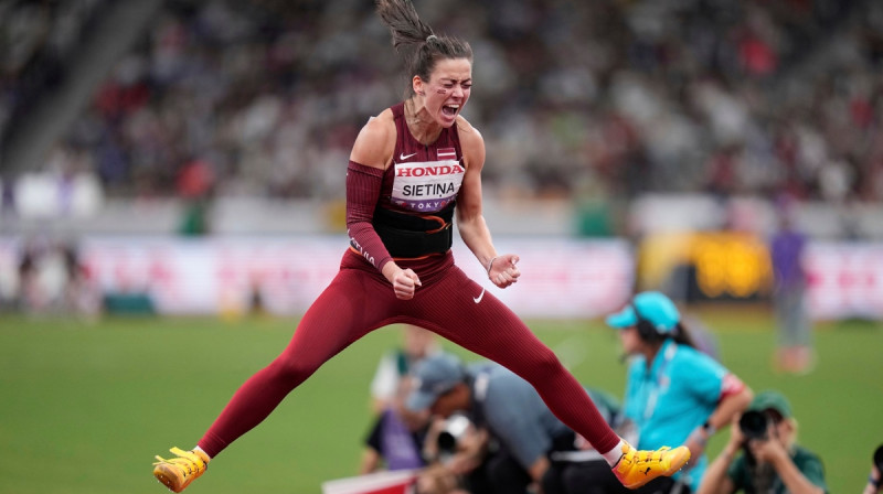 Anete Sietiņa. Foto: AP/Reuters/Scanpix