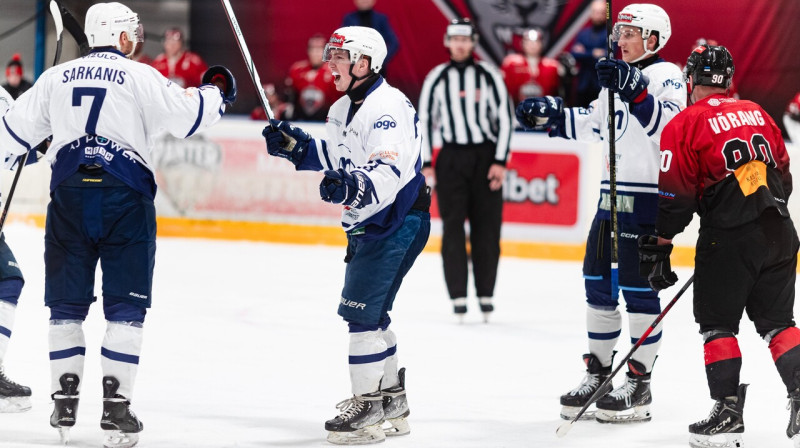 Rīgas "Mogo"/RSU hokejisti. Foto: Catherine Kõrtsmik