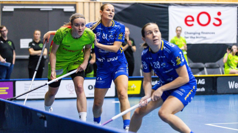 Mirklis no spēles starp "Jets' un "Skorpions", foto: Swiss Unihockey