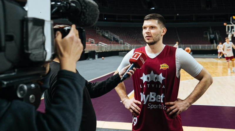 Rihards Lomažs 2025. gada 24. novembrī. Foto: Mikus Kļaviņš