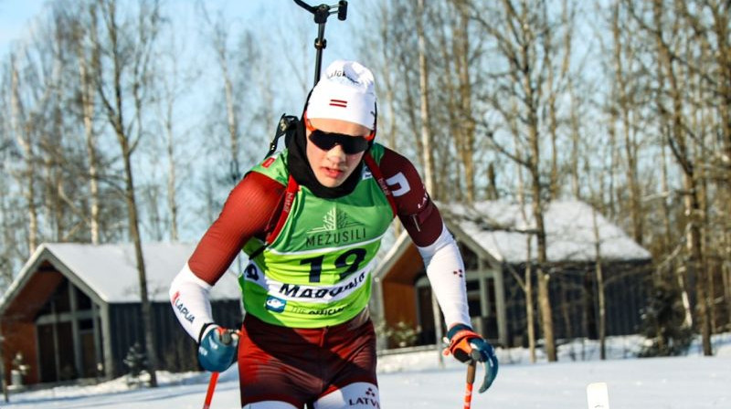 Matīss Meirāns. Foto: Agris Veckalniņš/Biathlon Madona
